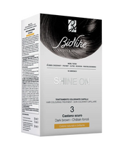 BioNike Shine On vopsea de par permanenta 3 Dark Brown, 145 ml