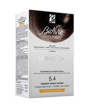 BioNike Shine On vopsea de par permanenta 5.4 Copper Light Brown, 145 ml