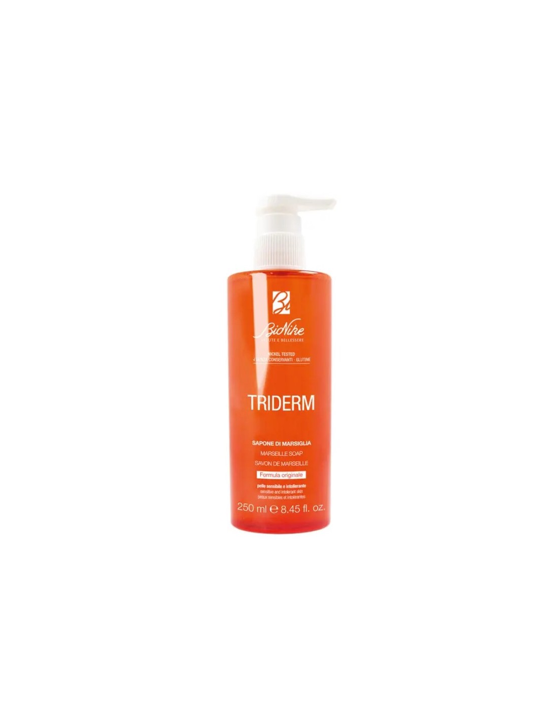 BioNike Triderm sapun lichid de Marsilia maini si corp, 250 ml