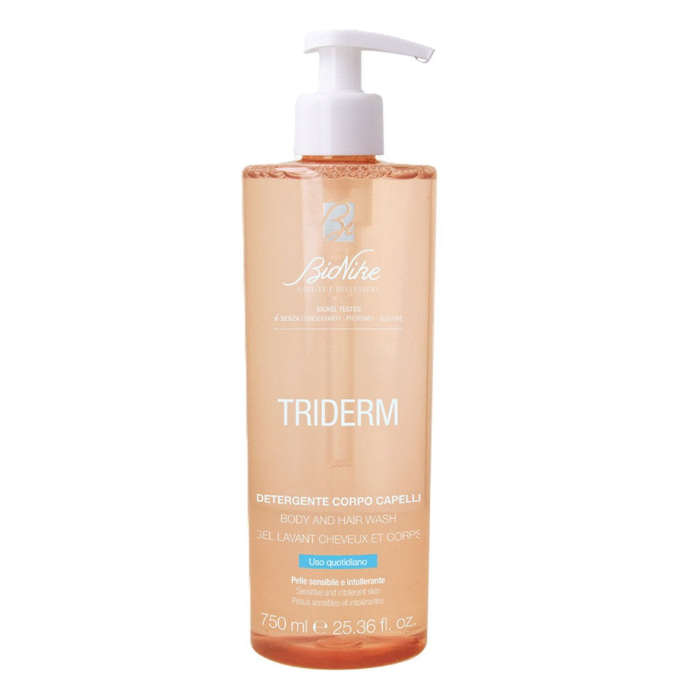 BioNike Triderm gel de dus corp si par uz zilnic, 750 ml