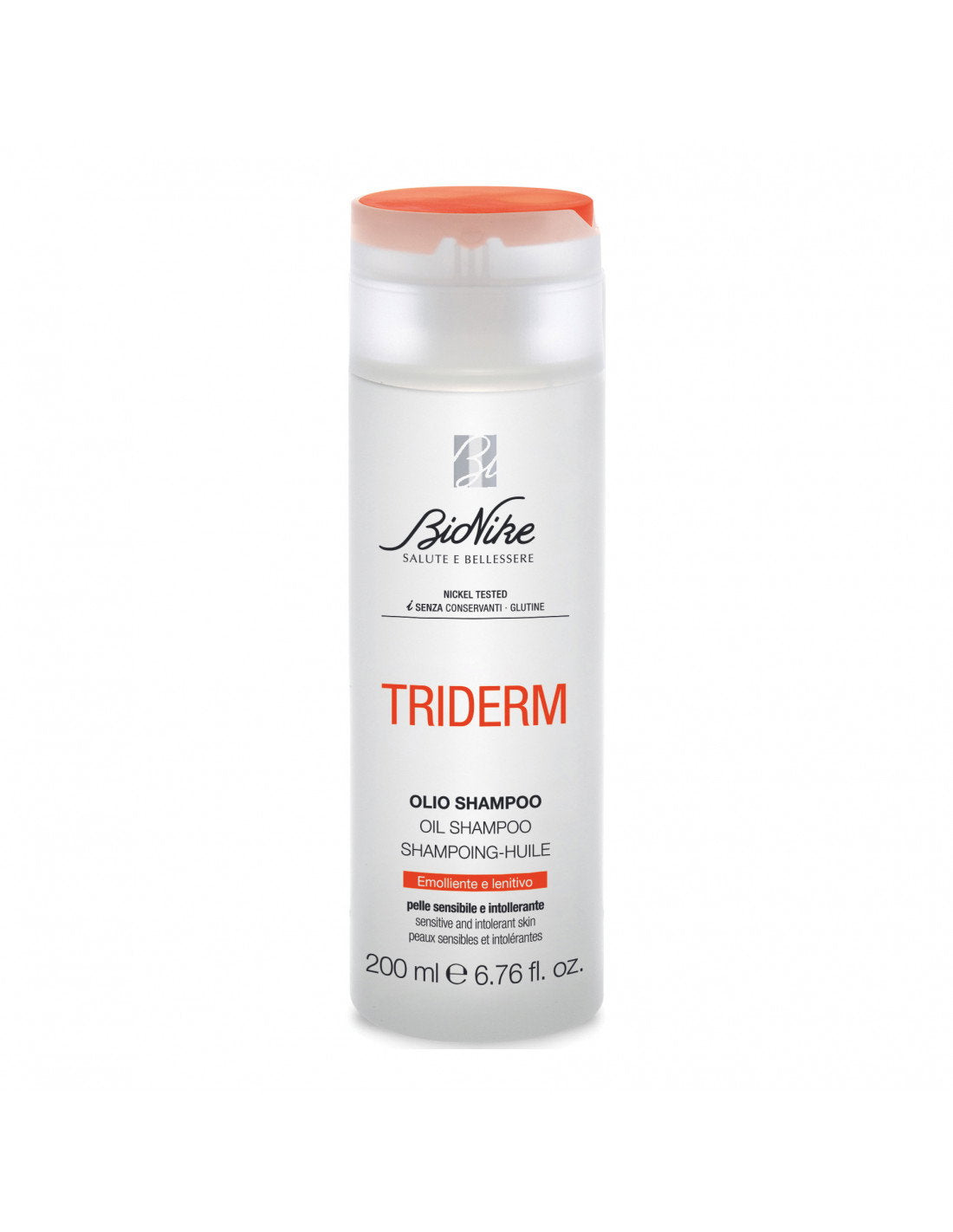 BioNike Triderm Oil Shampoo sampon uleios calmant, 200 ml