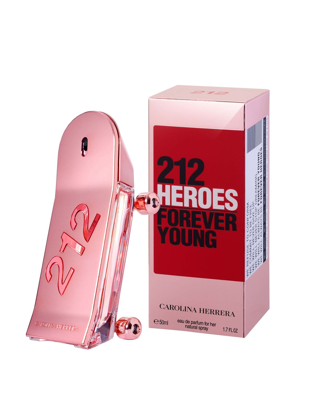 Carolina Herrera, 212 Heroes Forever Young, Apă de parfum, Pentru femei, 50 ml