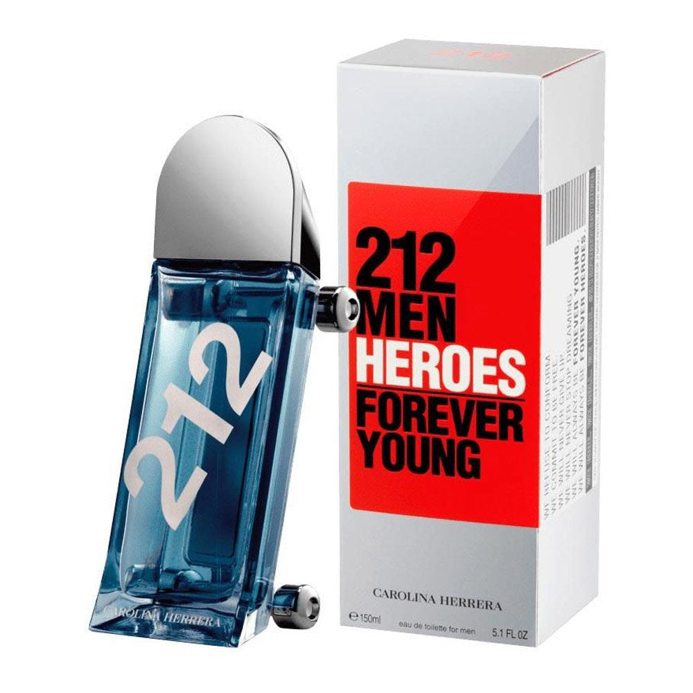 Carolina Herrera, 212 Heroes Forever Young, Apă de toaletă, Pentru bărbați, 150 ml
