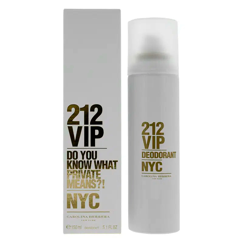 Carolina Herrera, 212 VIP, Deodorant spray, Pentru femei, 150 ml