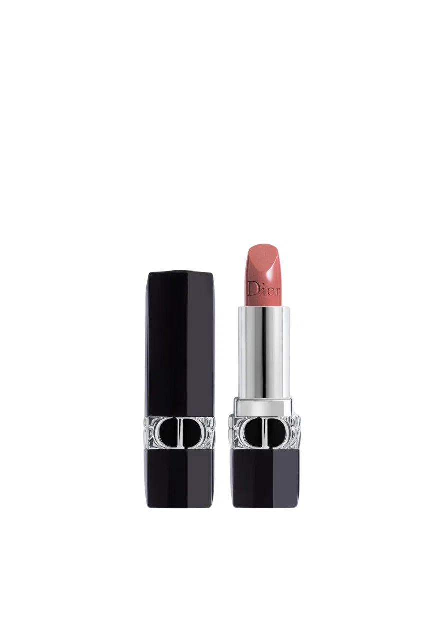 Christian Dior, Couture Colour Floral, Mat, Ruj cremos, 100, Nud, Reincărcabilă, 3.5 g