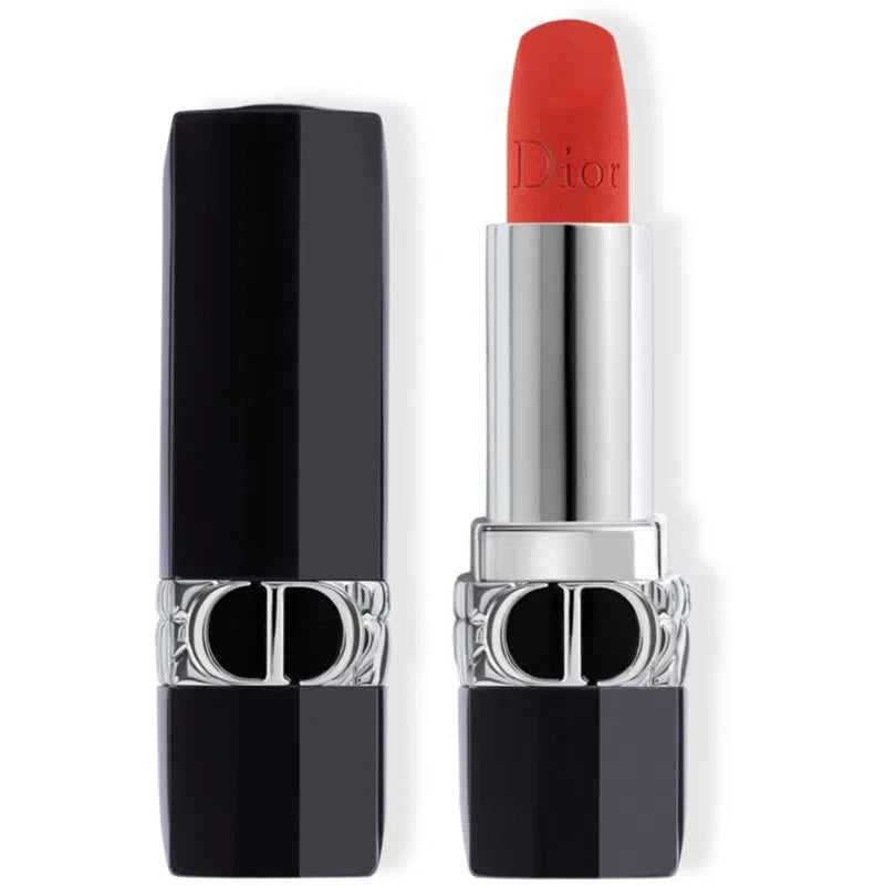 Christian Dior, Couture Colour, Mat, Ruj cremos, 999, Reincărcabilă, 3.5 g