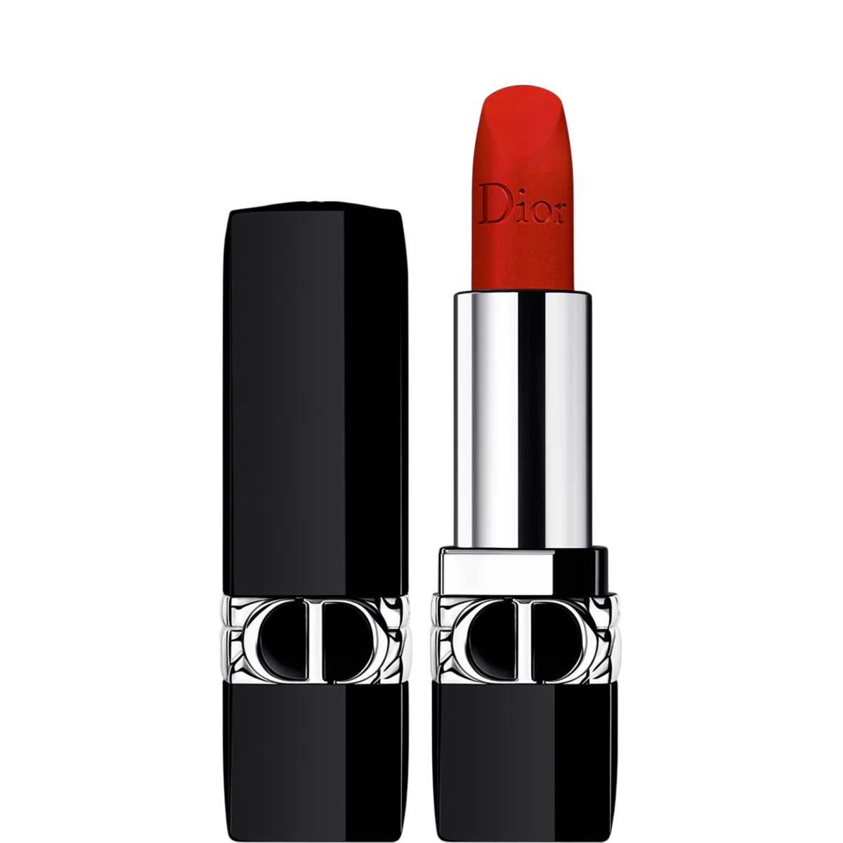 Christian Dior, Couture Colour, Mat, Ruj cremos, 999, Catifea, Reincărcabilă, 3.5 ml