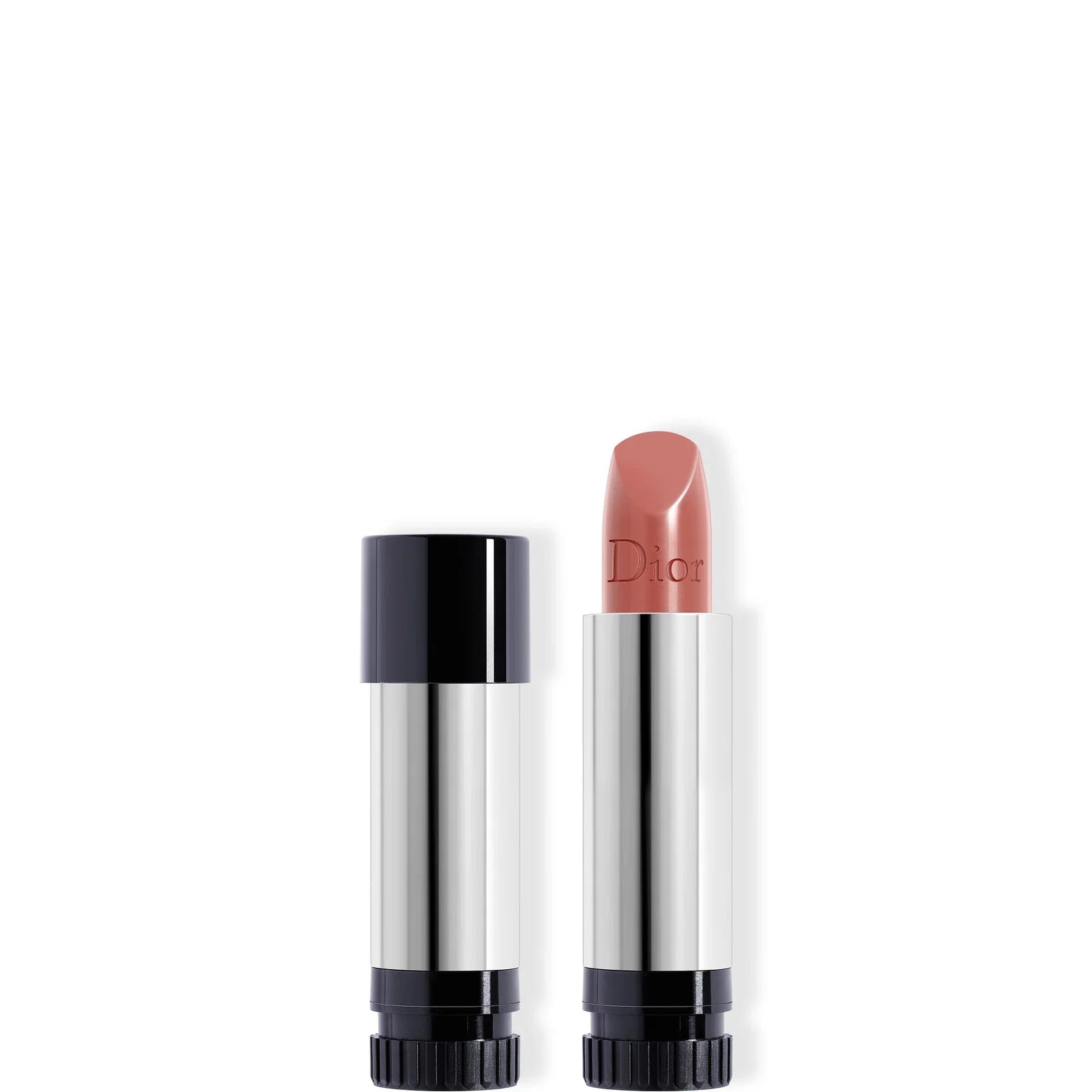 Christian Dior, Couture Colour, Finisaj satinat, Ruj cremos, 100, Aspect nud, Reumplere, 3.5 ml