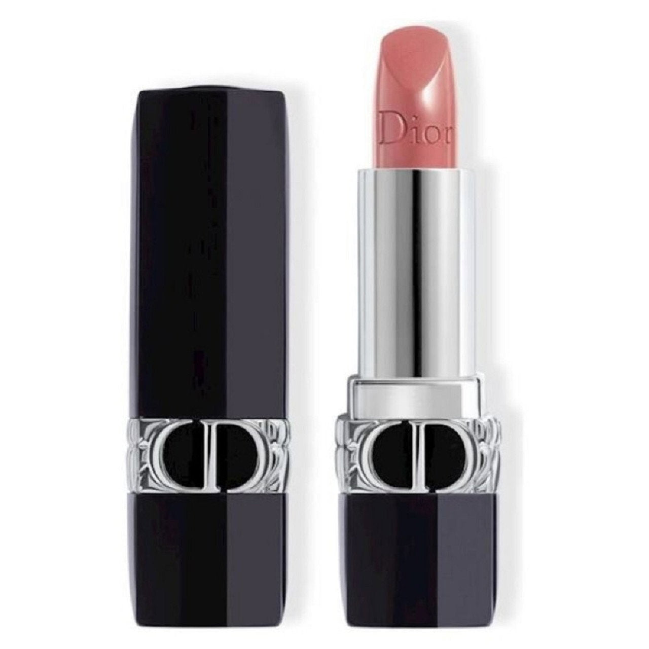 Christian Dior, Dior Rouge, Jojoba, Finisaj satinat, Ruj cremos, 100, Aspect nud, Reincărcabilă, 3.5 g