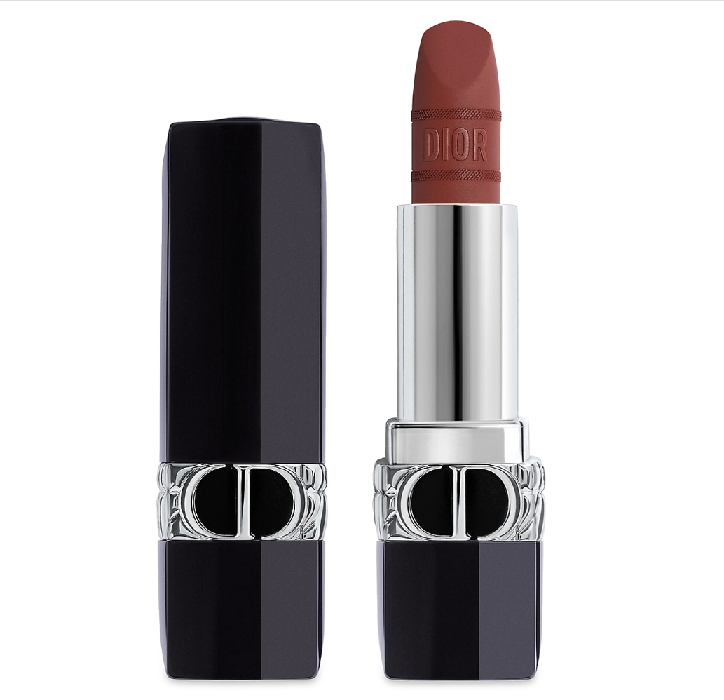 Christian Dior, Dior Rouge, Satin mat, Ruj cremos, Burgund moale, 3.5 g