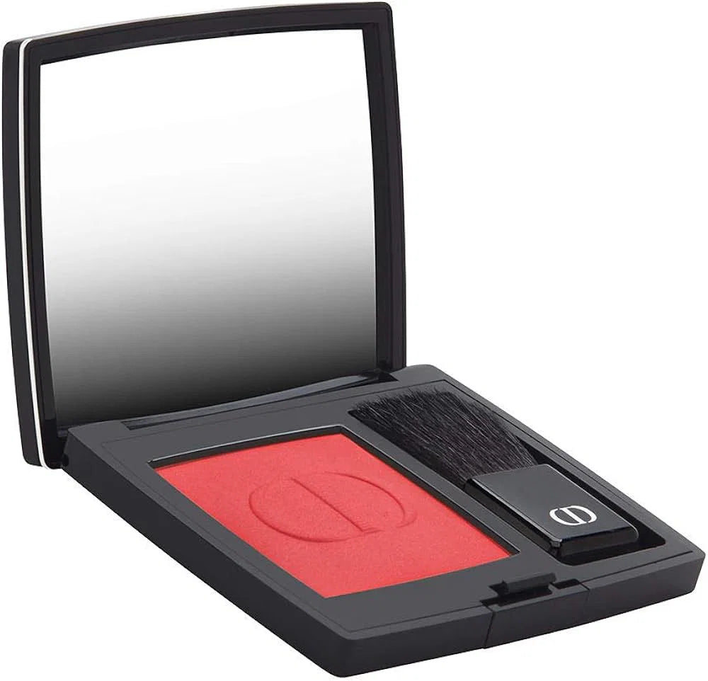 Christian Dior, Dior Rouge, Finisaj satinat, Fard compact, 999, Roșu, 6.7 g