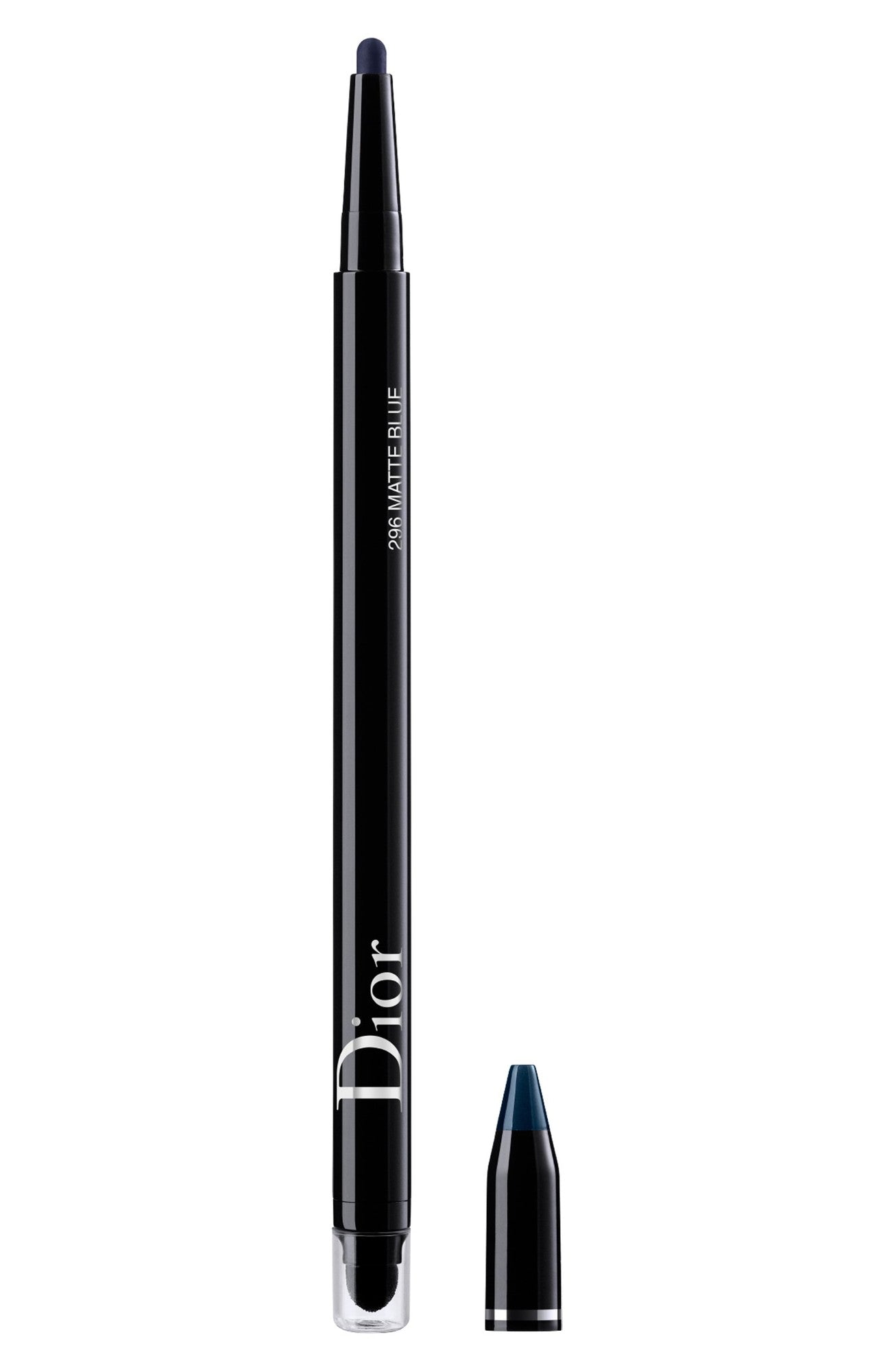 Christian Dior, Diorshow On Stage, Rezistent la apă, Cu două capete, Creion kohl, 296, Albastru, 1.2 g