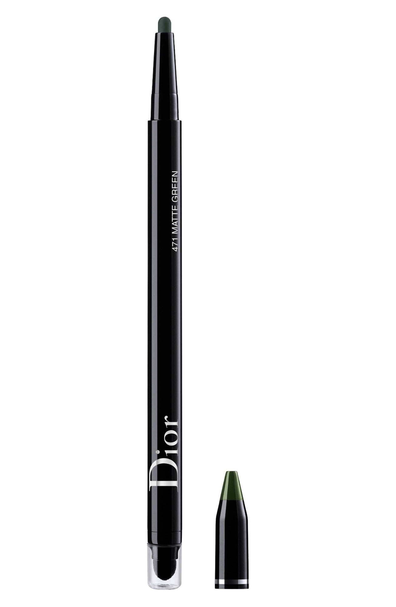 Christian Dior, Diorshow On Stage, Rezistent la apă, Cu două capete, Creion kohl, PATRU SUTE ȘAPTEZECI ȘI UNU, Verde mat, 1.2 g