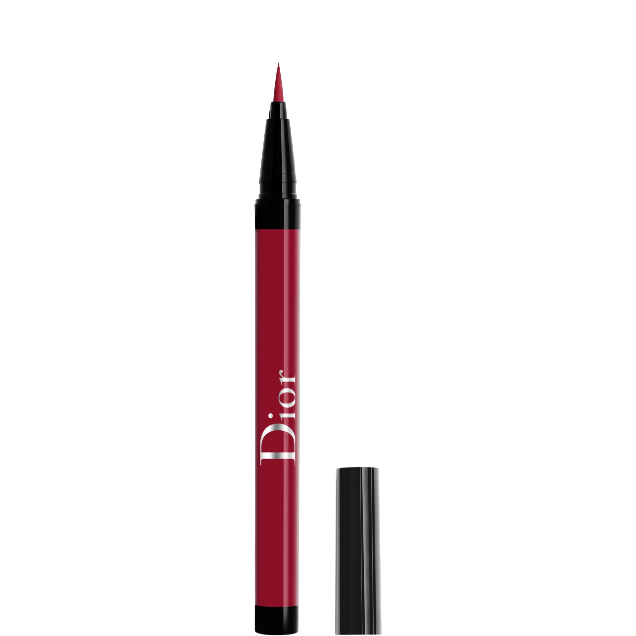 Christian Dior, Diorshow On Stage, Rezistent la apă, Vârf ultra-flexibil din fetru, Culoare intensă, Tuș de ochi lichid, 771, Burgund mat, 0.55 ml