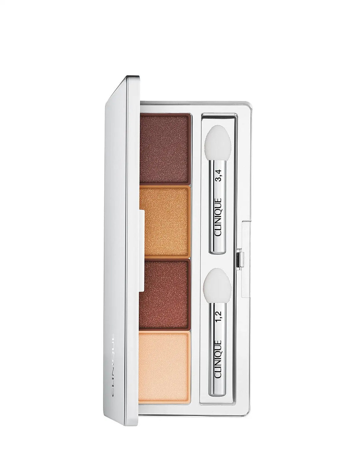 Clinique All About Shadow Quad paleta de farduri de pleoape 03 Morning Java, 3.3 g Clinique