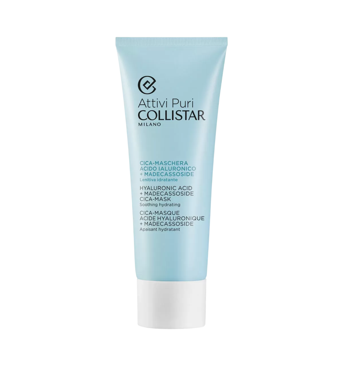 Collistar Cica-Mask masca crema hidratanta cu acid hialuronic si madecassoside, 75 ml