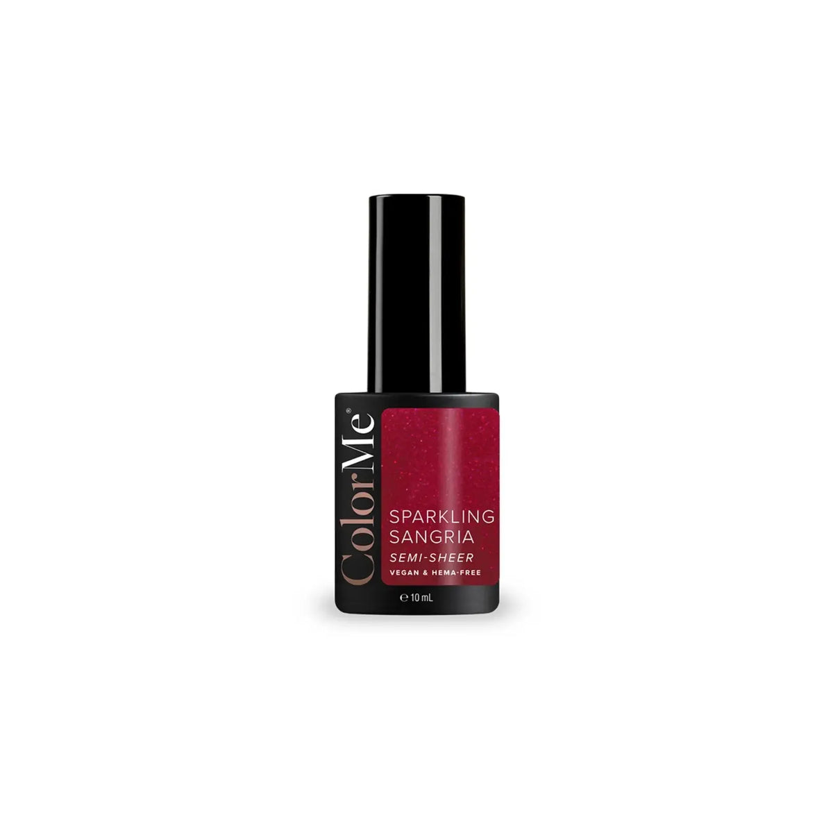 ColorMe Cosmetics Sparkling Sangria Semi-Sheer oja semipermanenta Translucent, 10 ml ColorMe Cosmetics