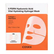 Set Cosrx 5 PDRN Hyaluronic Acid Vital masca servetel hidratanta, 3 x 34 ml