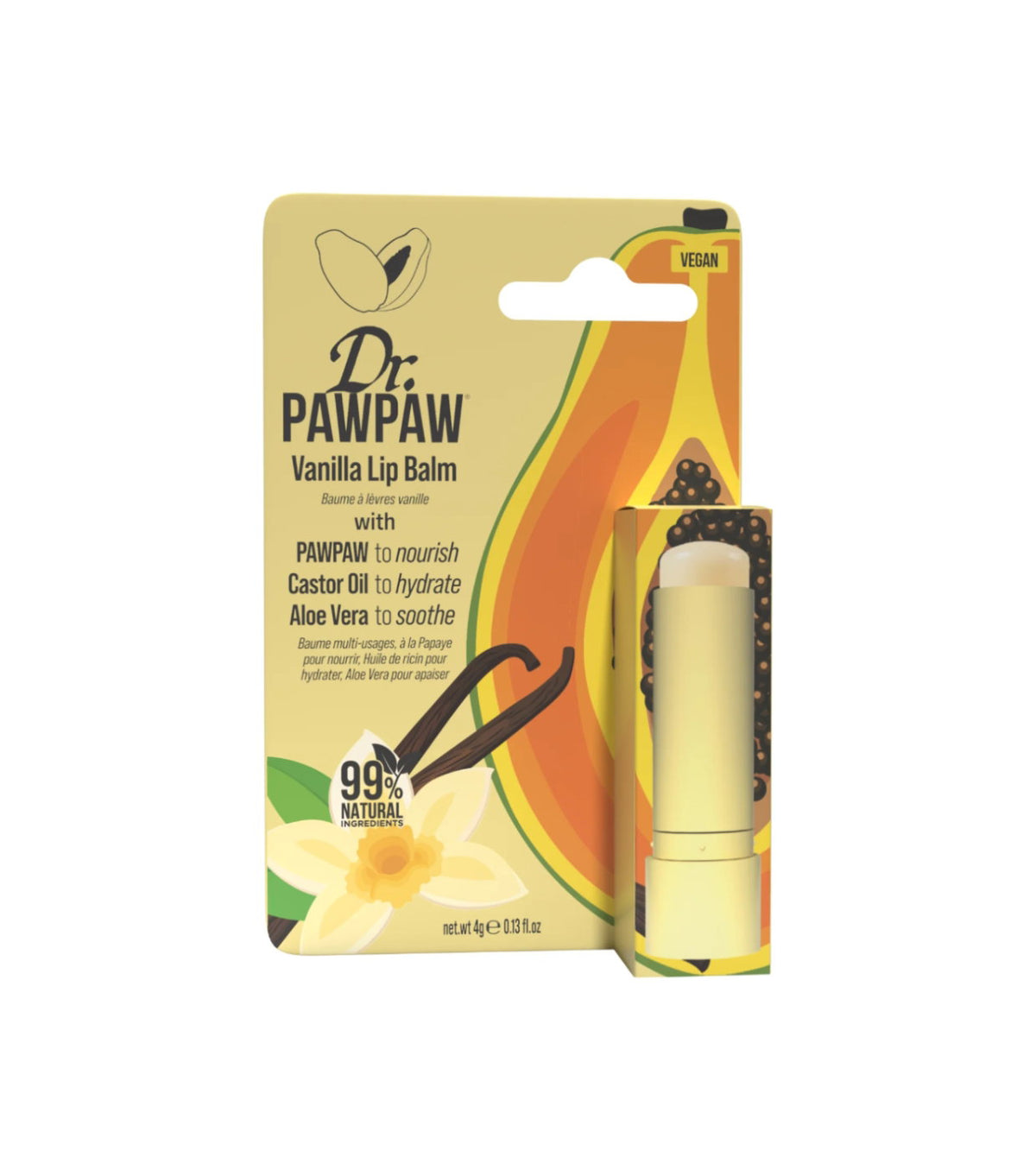 Dr. PawPaw balsam de buze cu vanilie, 4 g