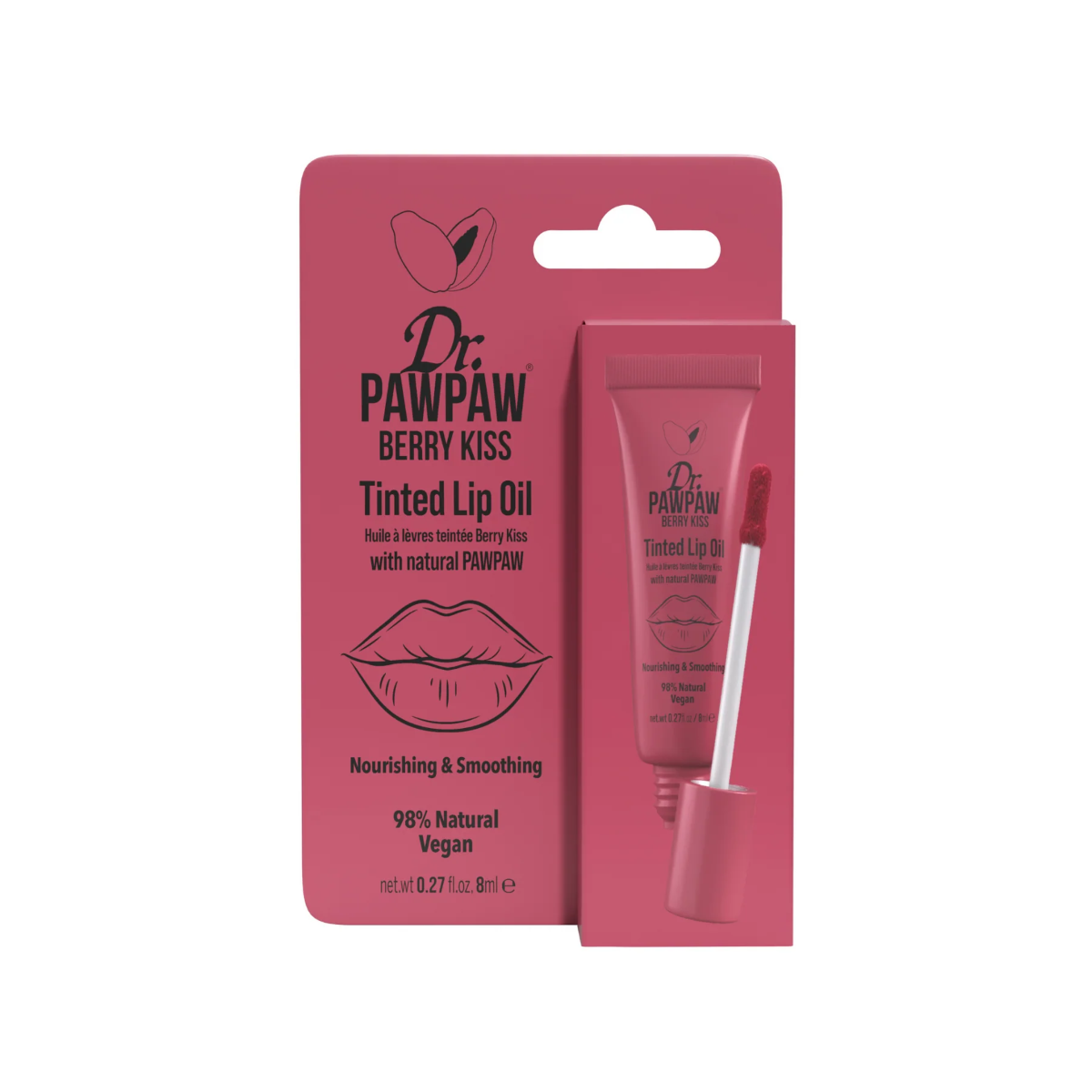 Dr. PawPaw ulei de buze Berry Kiss, 8 ml