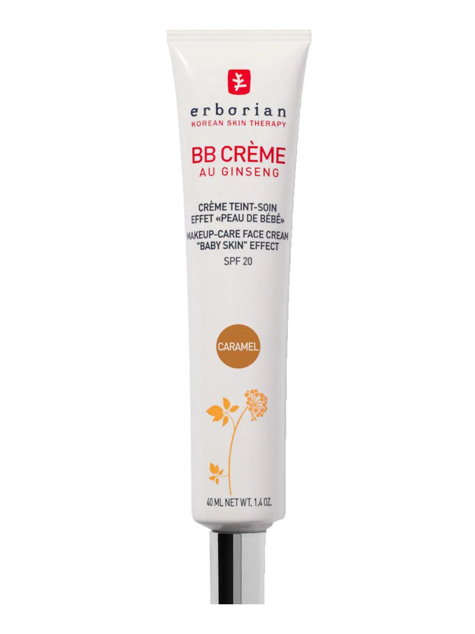 Erborian BB Creme cu ginseng Caramel SPF 20, 40 ml