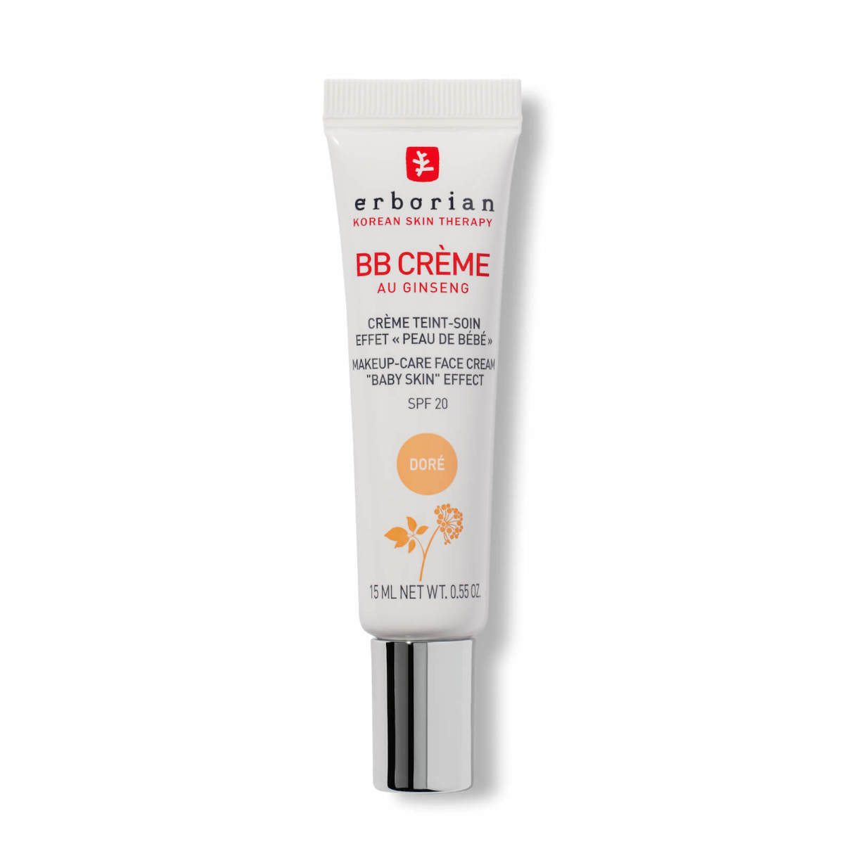 Erborian BB Creme cu ginseng Dore SPF 20, 15 ml
