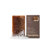 Esponjabon Coffee sapun exfoliant cu burete, 120 g