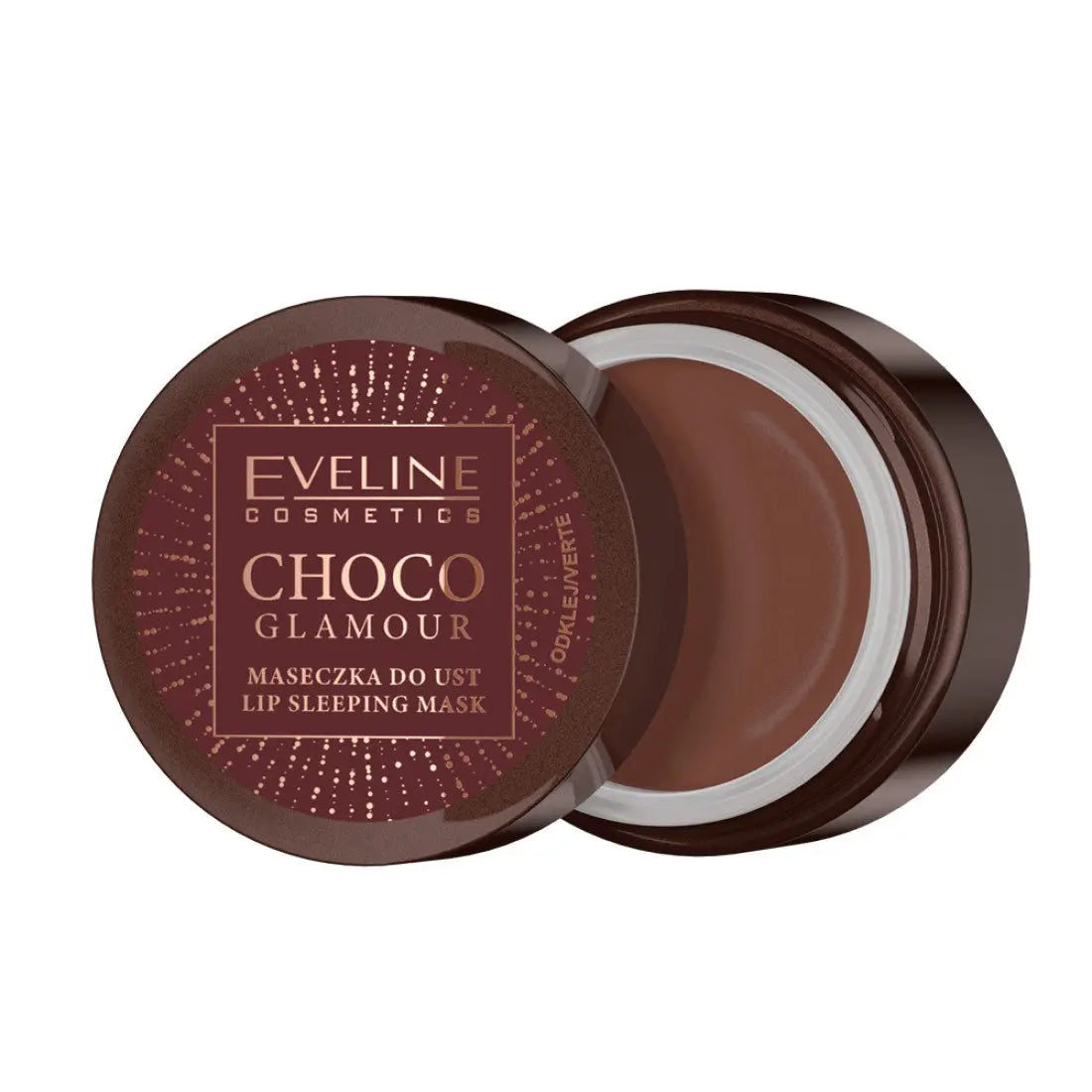 Eveline Cosmetics Choco Glamour masca de buze, 12 ml Eveline Cosmetics