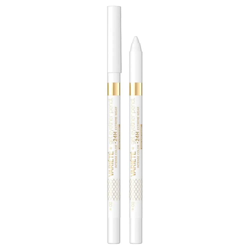 Eveline Cosmetics Variete creion de ochi gel rezistent la apa 08 White, 1.3 g Eveline Cosmetics