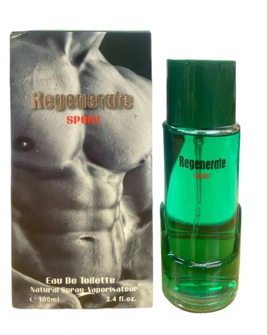 Fine Perfumery Regenerate Sport Green Eau de Toilette pentru barbati, 100 ml Fine Perfumery