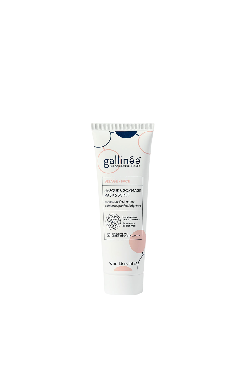 Gallinee Microbiome Skincare masca exfolianta de fata, 50 ml