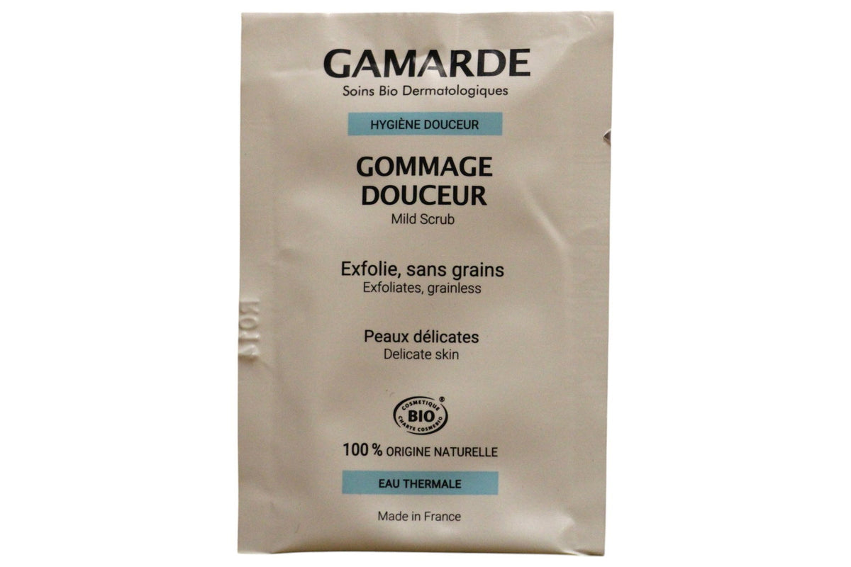Gamarde Hygiene exfoliant bio pentru fata, mostra 3 ml