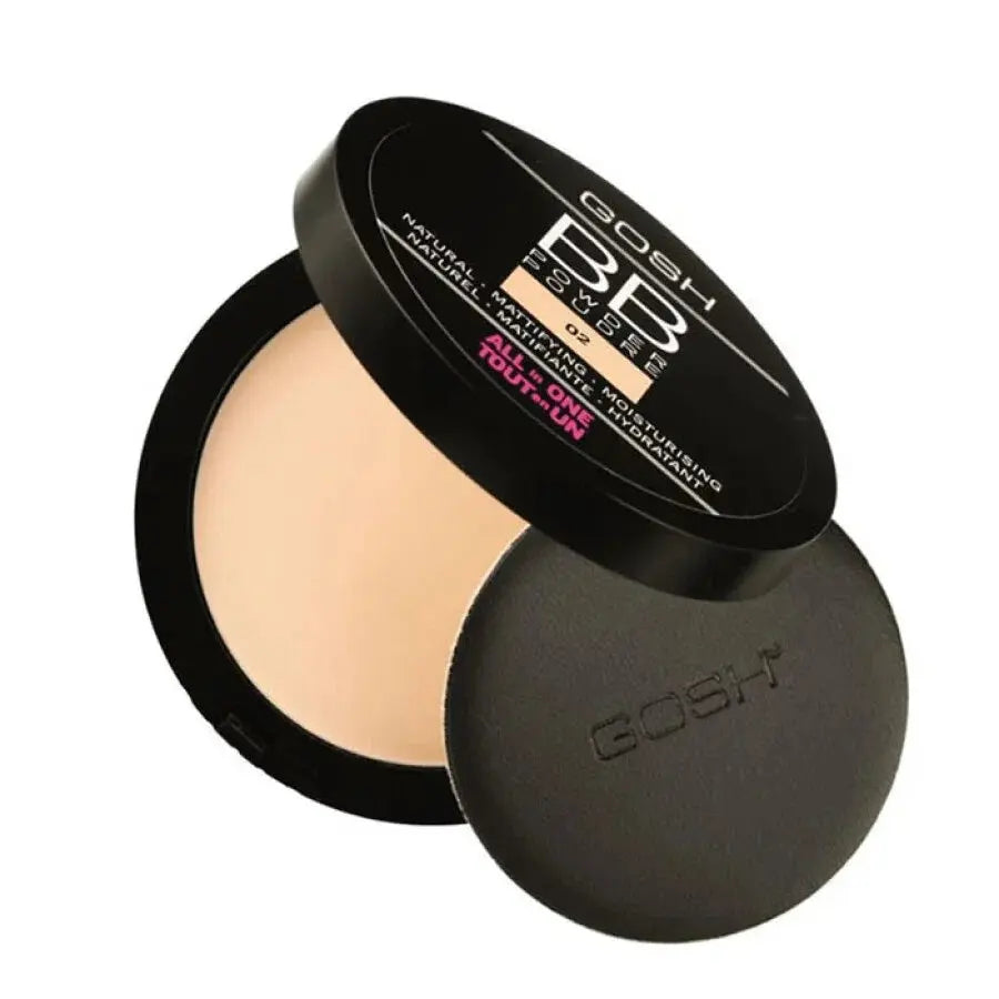 Gosh All in One pudra BB matifianta 02 Sand, 6.5 g Gosh