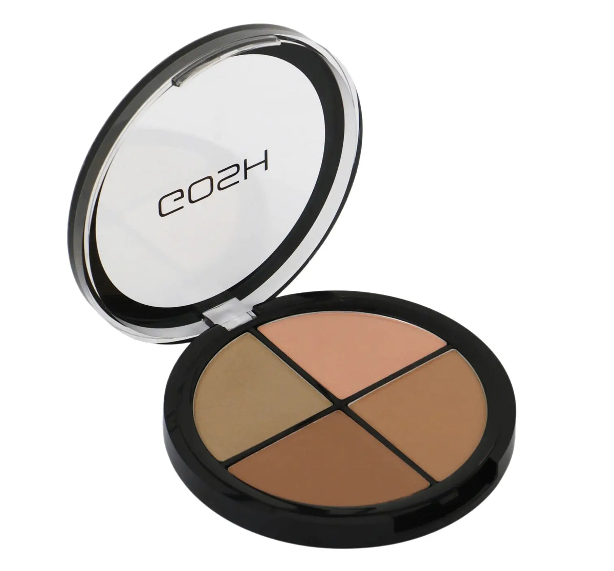 Gosh Contour`N Strobe Kit paleta cu iluminator si fard de obraz 2 in 1 002 Medium, 15 g Gosh
