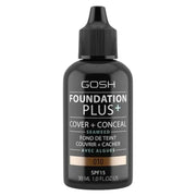Gosh Foundation Plus+ fond de ten lichid 010 Tan SPF 15, 30 ml Gosh