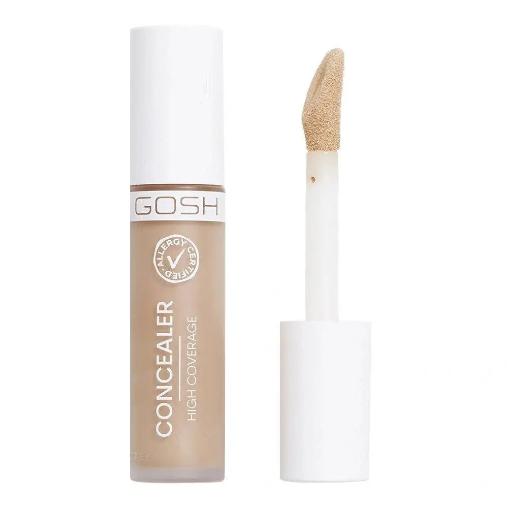 Gosh corector lichid cu acoperire mare 004 Natural, 6 ml Gosh