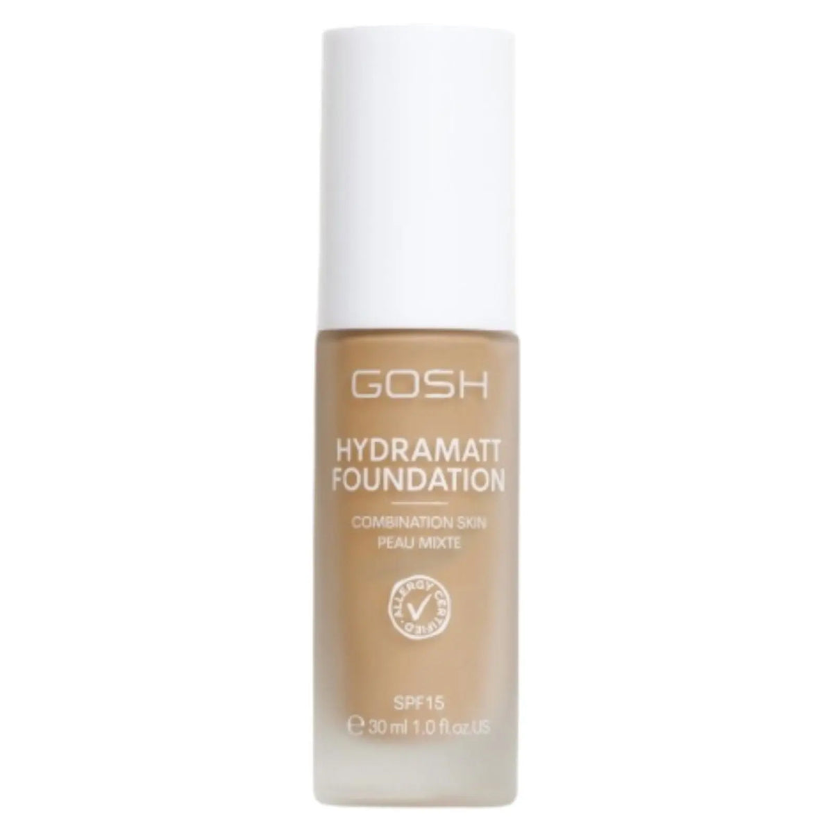 Gosh Hydramatt fond de ten lichid mat 010Y Light Dark SPF 15, 30 ml Gosh