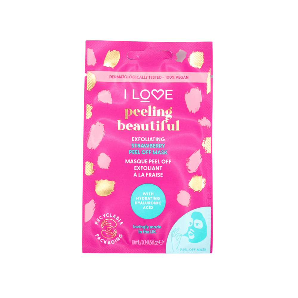 I Love Beautiful Peeling masca servetel exfolianta, 10 ml