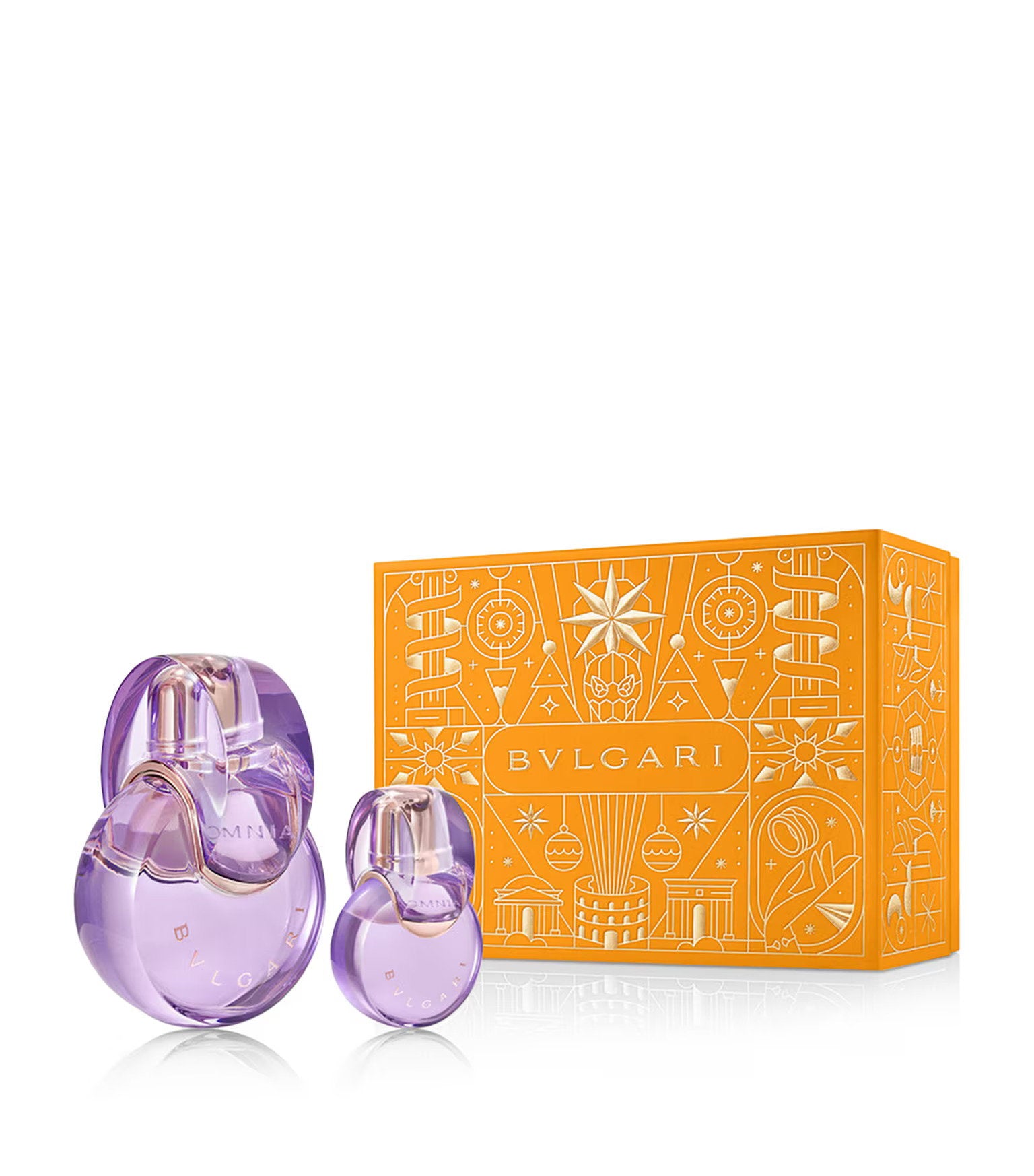 Juice Fragrance Xmas 2024 Set Bvlgari: Omnia Amethyste, Eau De Toilette, For Women, 100 ml + Omnia Amethyste, Eau De Toilette, For Women, 15 ml *Miniature