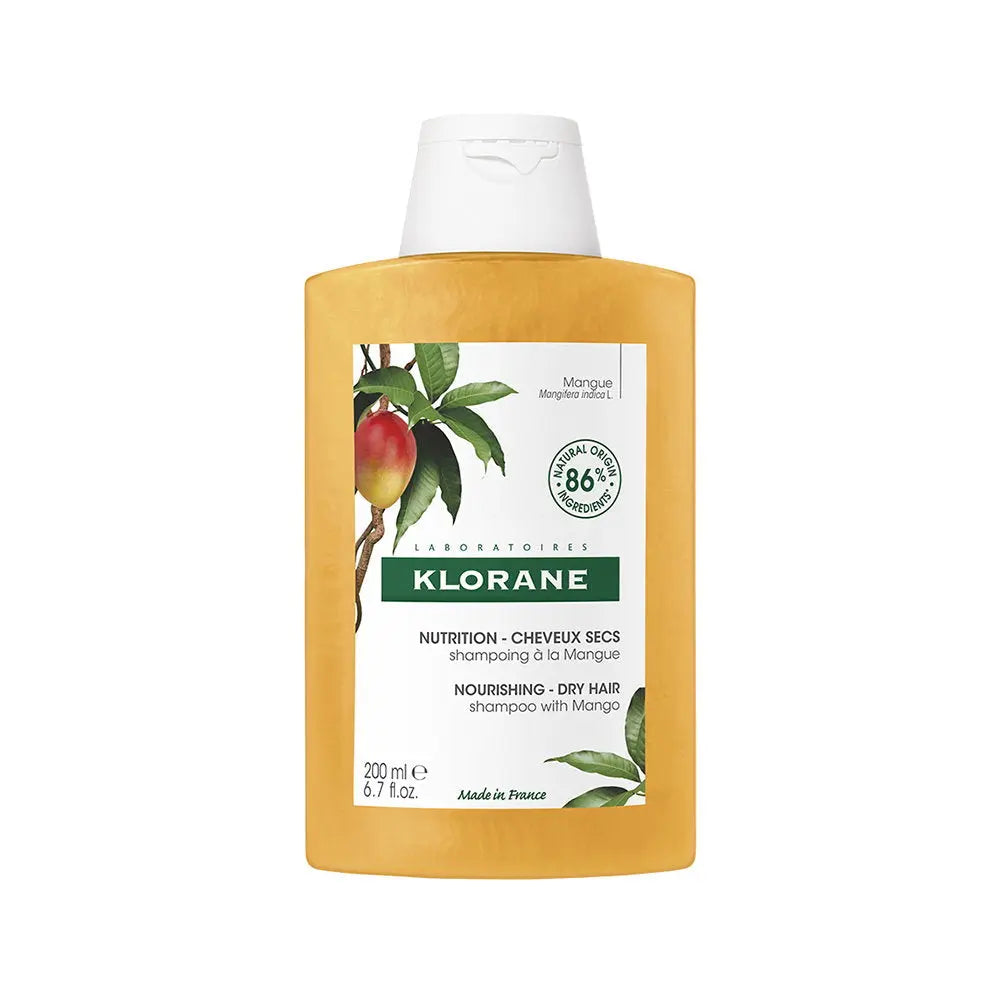 Klorane Mango Butter Nutrition Sampon nutritiv cu unt de mango, 200 ml Klorane