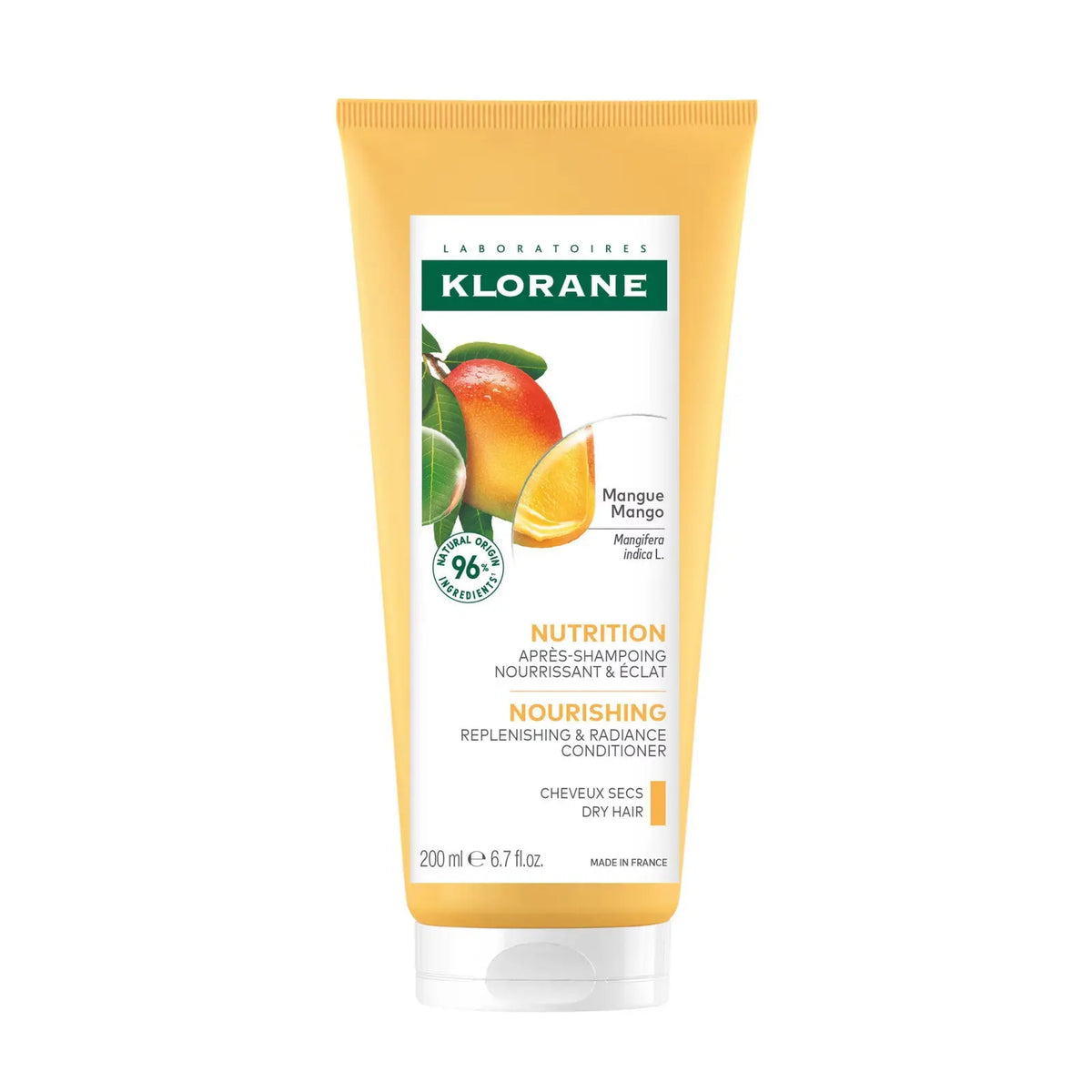 Klorane Mango Butter Nutrition Balsam de par nutritiv cu mango, 200 ml Klorane