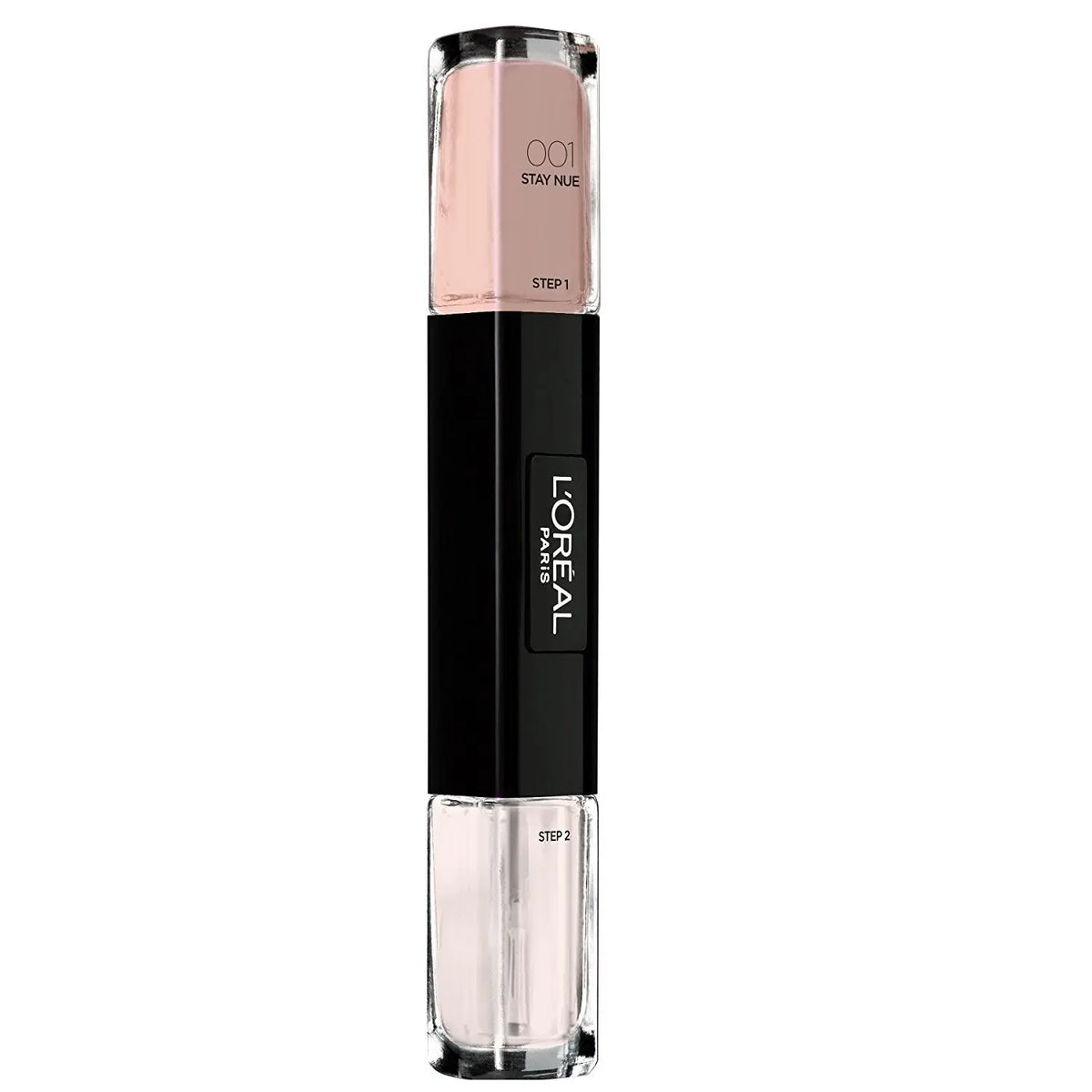 L'Oreal Paris Infallible oja 2 in 1 cu efect de gel 001 Stay Nue, 2 x 5 ml L'Oreal Paris
