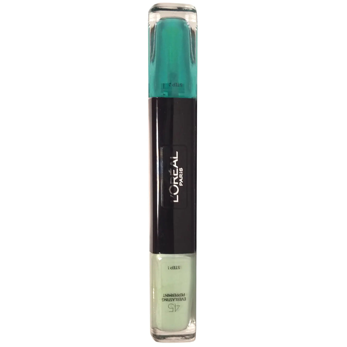 L'Oreal Paris Infallible oja 2 in 1 cu efect de gel 45 Everlasting Peppermint, 2 x 5 ml L'Oreal Paris