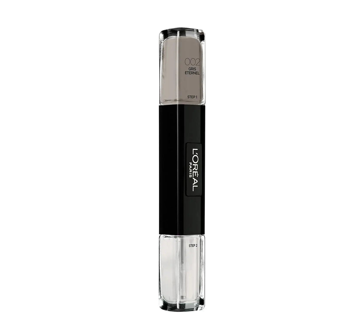 L'Oreal Paris Infallible oja 2 in 1 002 Gris Eternel, 2 x 5 ml L'Oreal Paris