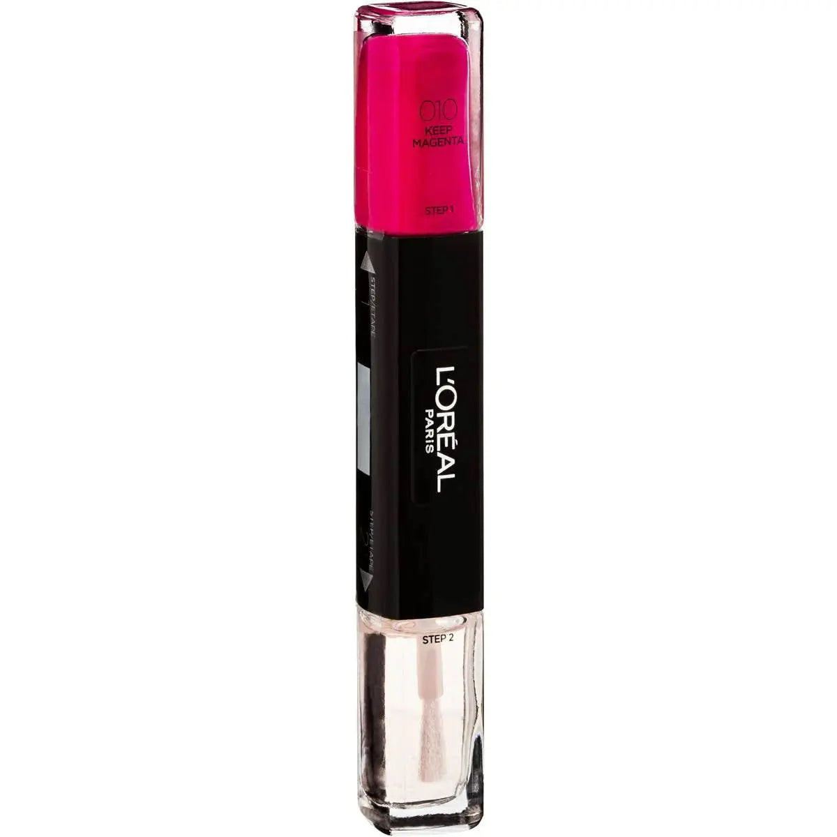 L'Oreal Paris Infallible oja 2 in 1 010 Keep Magenta, 2 x 5 ml L'Oreal Paris