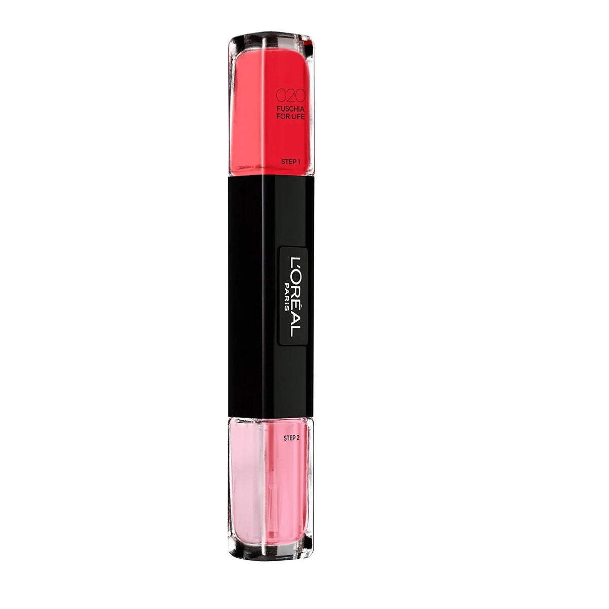L'Oreal Paris Infallible oja 2 in 1 020 Fuschia For Life, 2 x 5 ml L'Oreal Paris