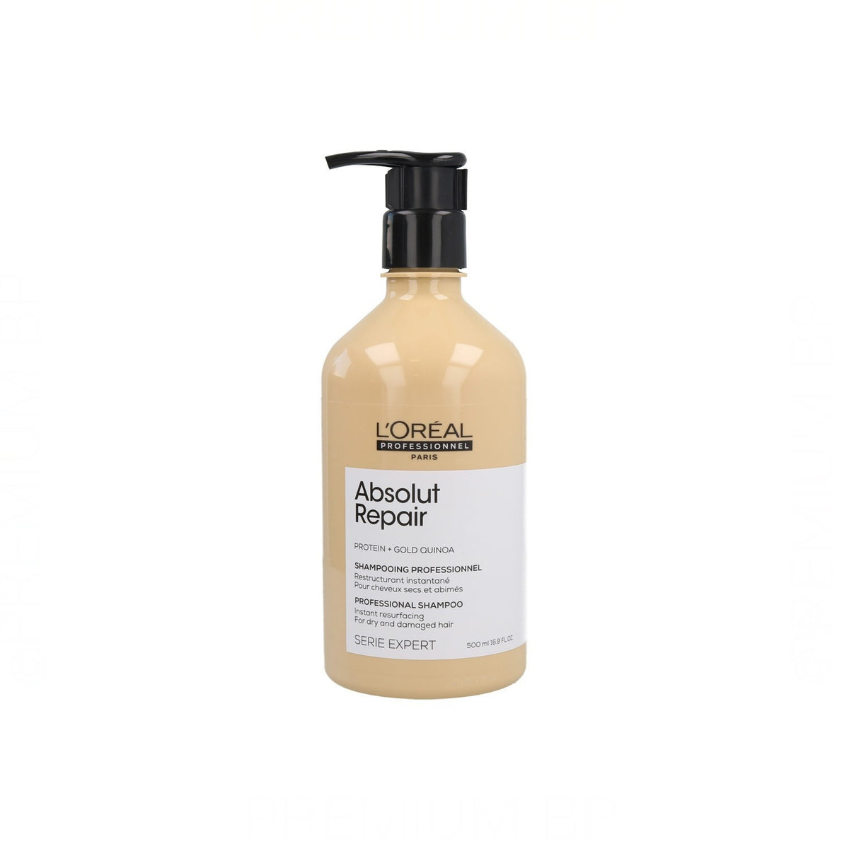 L'Oreal Professionnel Serie Expert Absolut Repair Proteină + Quinoa aurie Șampon pentru păr Resurfațare instantanee 500 ml