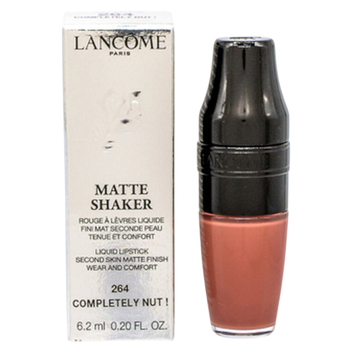 Lancome Matte Shaker ruj lichid mat 264 Completely Nut, 6.2 ml