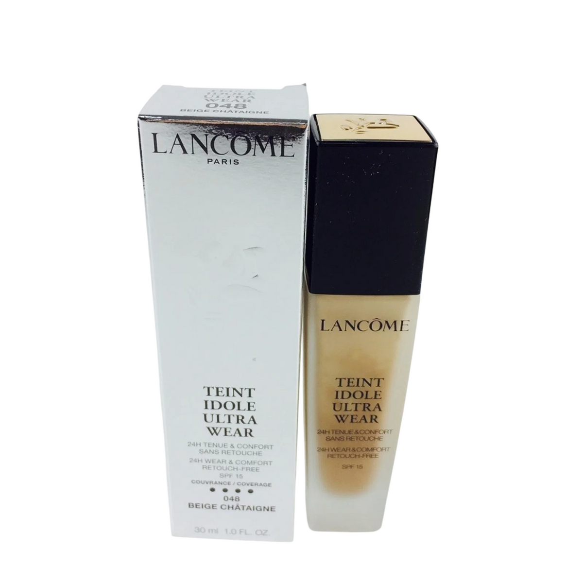 Lancome Teint Idole Ultra Wear fond de ten 048 Beige Chataigne SPF 15, 30 ml
