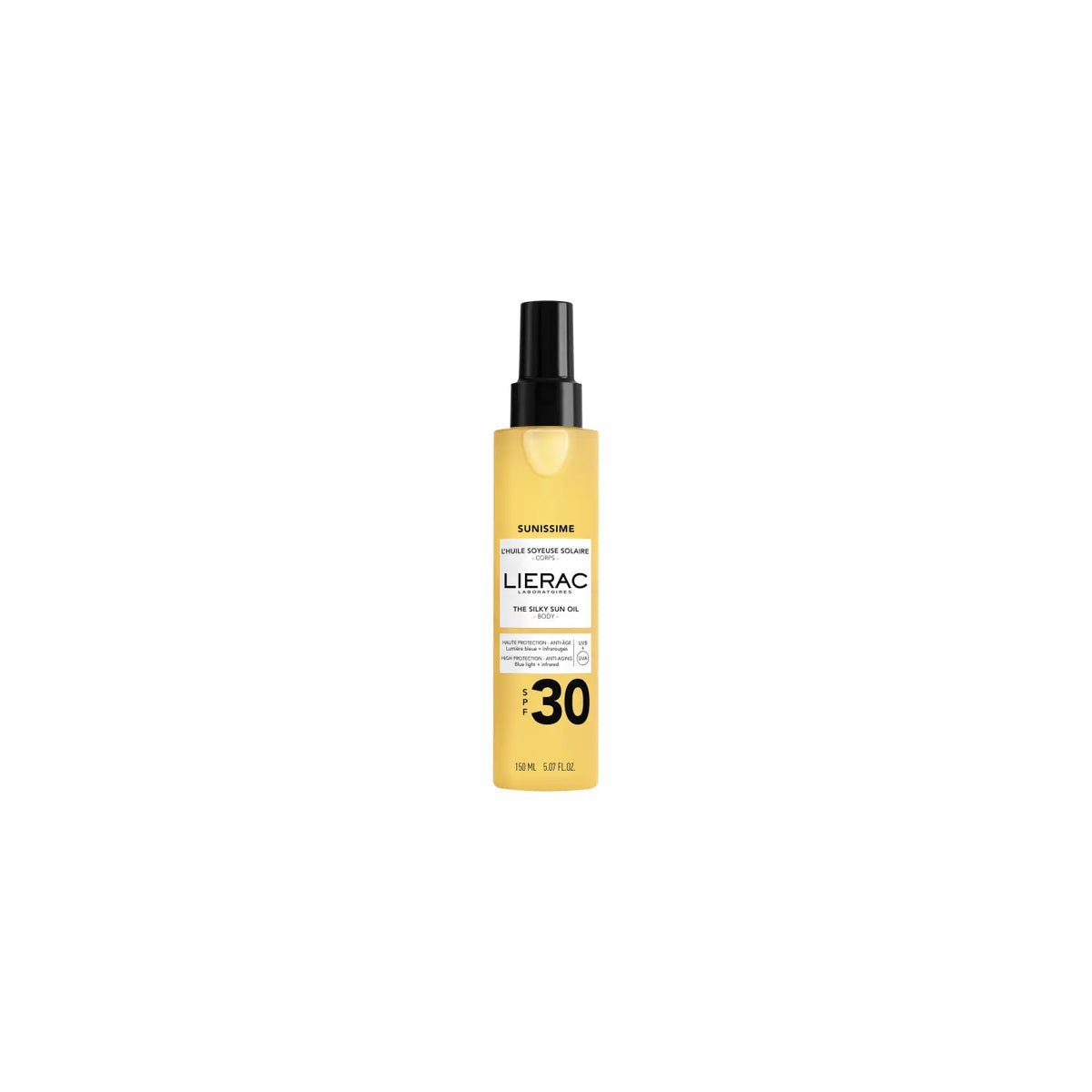 Lierac Sunissime The Sun Silky Oil Protectie solara hidratanta SPF 30, 150 ml Lierac